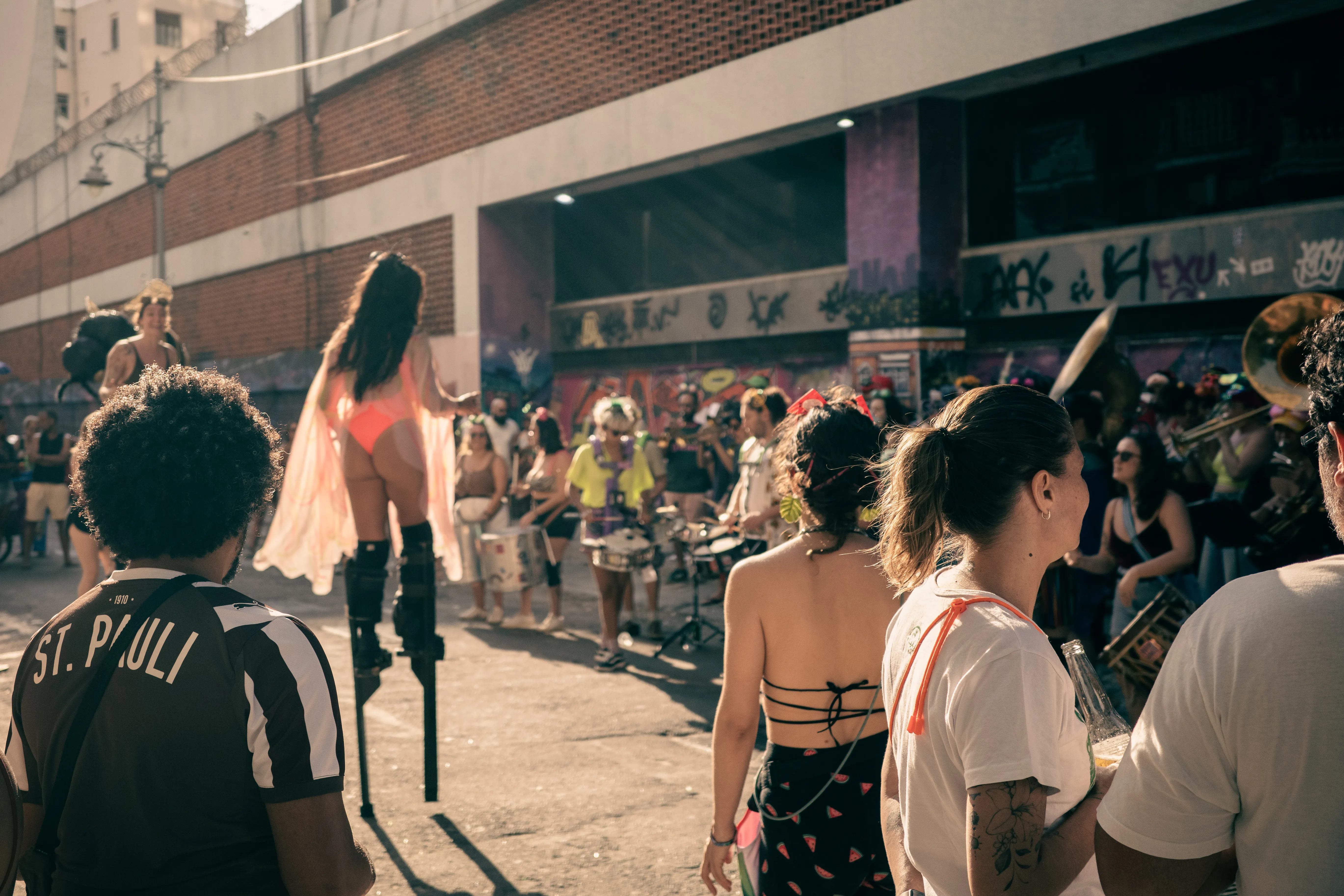 Bloco de carnaval de rua no Rio de Janeiro